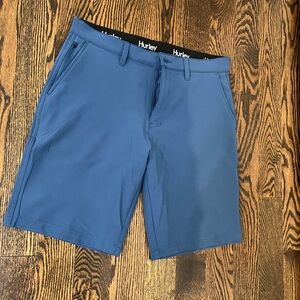 Hurley Men's Blue Shorts 32” waist quick dry 4 way stretch